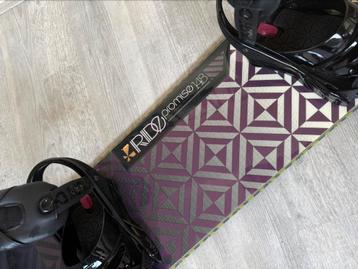 Ride Promise snowboard 148. Bindingen Burton beschikbaar voor biedingen