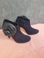 Laarsjes met hoge hak maat 38, Zwart, Ophalen of Verzenden, Schoenen met hoge hakken, Gedragen