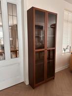 Billy Oxberg walnoot boekenkast, Ophalen, Gebruikt, 200 cm of meer, 50 tot 100 cm