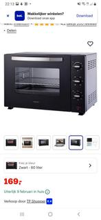 Inventum OV607B Oven - Nieuw, Kapot Glas, Voor een prikkie!, 45 tot 60 cm, Gebruikt, Oven, Hete lucht