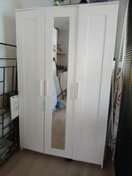 Ikea Brimnes kast wit 117 x 190 cm 3 deurs, Huis en Inrichting, Kasten | Kledingkasten, Ophalen, Gebruikt, 100 tot 150 cm, 150 tot 200 cm