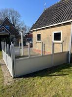 Windscherm, Tuin en Terras, Ophalen, Staal, 150 tot 200 cm, Zo goed als nieuw