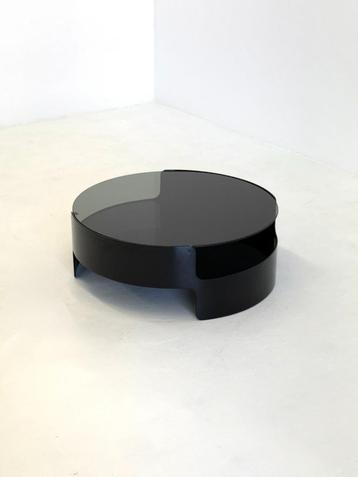 Zwarte space age salontafel van Erik van Buijtenen voor Nebu beschikbaar voor biedingen