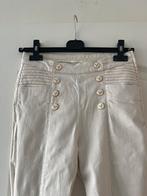 Elegante beige broek met knopen josh v, Beige, Ophalen of Verzenden, Maat 36 (S), Lang