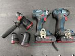 Bosch Professional GSR 18V-60 FlexiClick +  GDR 18V-200, Doe-het-zelf en Verbouw, Gereedschap | Boormachines, Ophalen, Gebruikt