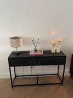 Zwart mango houten dressoir, Ophalen, Stoer, 100 tot 150 cm, Nieuw