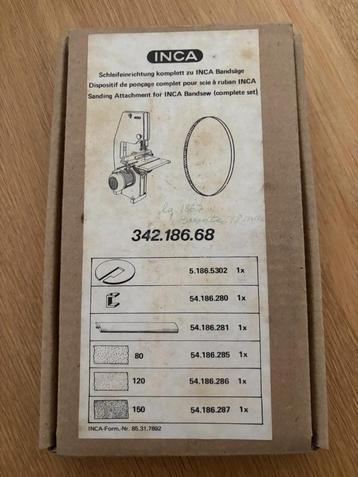 inca euro 260 lintzaag schuurbandset. beschikbaar voor biedingen