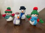Gehaakte sneeuwpop, amigurumi, winter, kerstdecoratie, Ophalen of Verzenden, Nieuw, Haken
