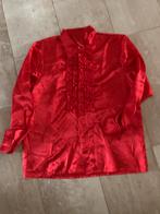 Rode carnavals blouse maat xl, Ophalen of Verzenden, Zo goed als nieuw, Maat 56/58 (XL)