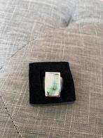 Ring zilver met schelp maat 54, Ophalen of Verzenden, 17 tot 18, Zilver, Dame