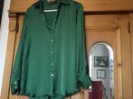 Groene iets glimmende blouse van zara. Maat xs, Zara, Ophalen of Verzenden, Zo goed als nieuw, Maat 34 (XS) of kleiner