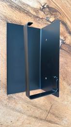 Toiletrolhouder zwart metaal, Ophalen of Verzenden, Zo goed als nieuw