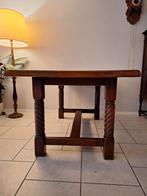 Eettafel massief eikenhout, Huis en Inrichting, Tafels | Eettafels, Ophalen, Klassiek, Eikenhout, 50 tot 100 cm