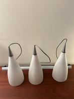 hanglamp van melkglas, Huis en Inrichting, Lampen | Hanglampen, Ophalen of Verzenden, Zo goed als nieuw, Glas, Minder dan 50 cm