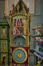 1910 strasbourg draaischijf systeemkaart klok mechanisch, Ophalen, Voor 1920, Sterren en Beroemdheden