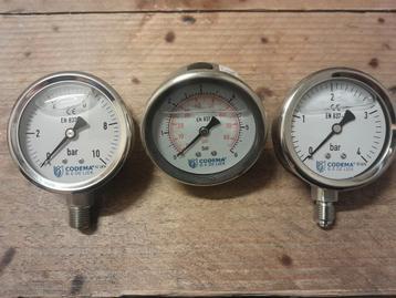 Manometer drukmeter waterdruk meter pomp  beschikbaar voor biedingen