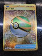 Pokémon - Nest Ball (255/198) - Gouden Trainer Kaart, Hobby en Vrije tijd, Verzamelkaartspellen | Pokémon, Ophalen of Verzenden