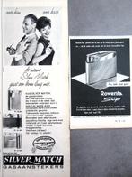 27 vintage advertenties aanstekers 57-69 aansteker Rowenta, Ophalen of Verzenden, Zo goed als nieuw, Aansteker