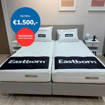 ACTIE! Eastborn Boxspring Oblique 180x200 | SHOWROOMMODEL beschikbaar voor biedingen