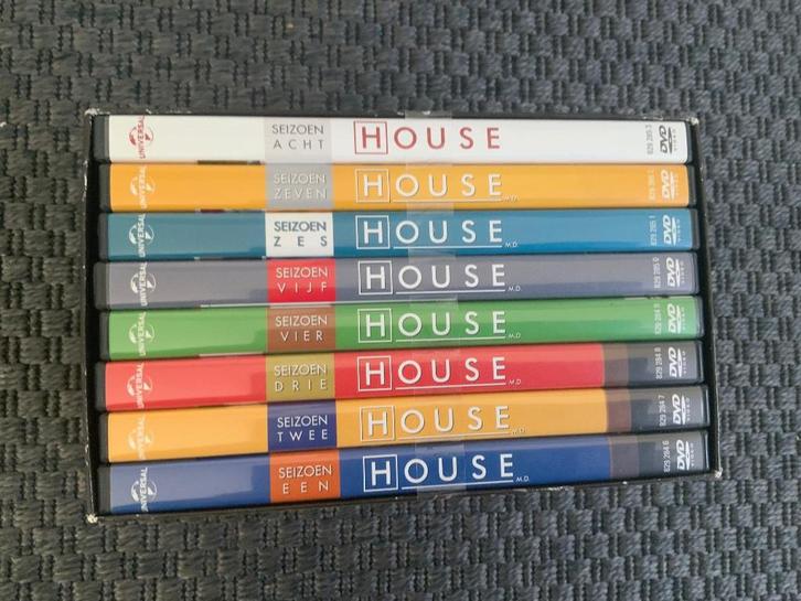 DVD - Boxset Serie House Seizoen 1 t/m 8 COMPLEET NL onderti, Cd's en Dvd's, Dvd's | Tv en Series, Zo goed als nieuw, Drama, Boxset