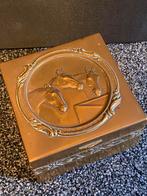 Sigaren-/sieradendoosje met paardenmotief, Antiek en Kunst, Ophalen of Verzenden
