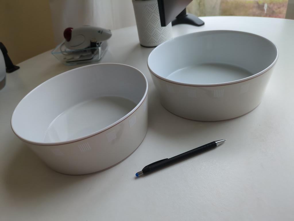 Set van 2 Art+Design Sahara Schalen, Huis en Inrichting, Porselein of Keramiek, Schaal, Ophalen of Verzenden, Zo goed als nieuw