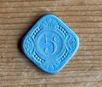 5 cent nikkel 1940, Postzegels en Munten, Munten | Nederland, Ophalen of Verzenden, Koningin Wilhelmina, 5 cent, Losse munt