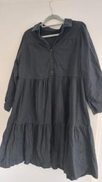 Zwart jurkje met plooien, Kleding | Dames, Gedragen, Ophalen of Verzenden, Maat 46/48 (XL) of groter, Zwart