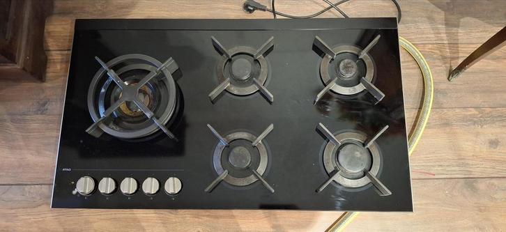 ATAG HG9571MBA Gaskookplaat - Zo goed als nieuw!, Witgoed en Apparatuur, Fornuizen, Zo goed als nieuw, Inbouw, Gas, 5 kookzones of meer