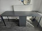 Ikea bureau 200cm lang incl. kastje, Ophalen, Gebruikt, Bureau