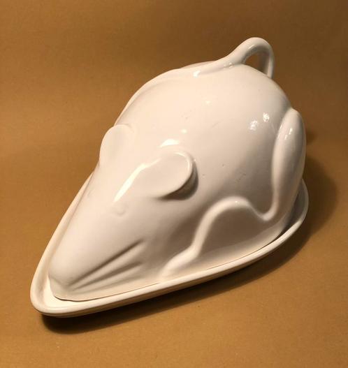 Leuke en zgan kaasstolp, in de vorm van een muis, Huis en Inrichting, Keuken | Keukenbenodigdheden, Zo goed als nieuw, Ophalen of Verzenden