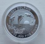 Zilveren 1 oz Dusky Dolphin 2022., Ophalen of Verzenden, Losse munt, Zilver