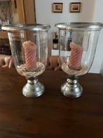 Riverdale 2 stolpen kandelaars, Huis en Inrichting, Woonaccessoires | Kandelaars en Kaarsen, Ophalen, Zo goed als nieuw, Overige materialen