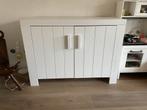 Wit grenen dressoir (Woood), Ophalen, Gebruikt, 100 tot 150 cm, Grenenhout