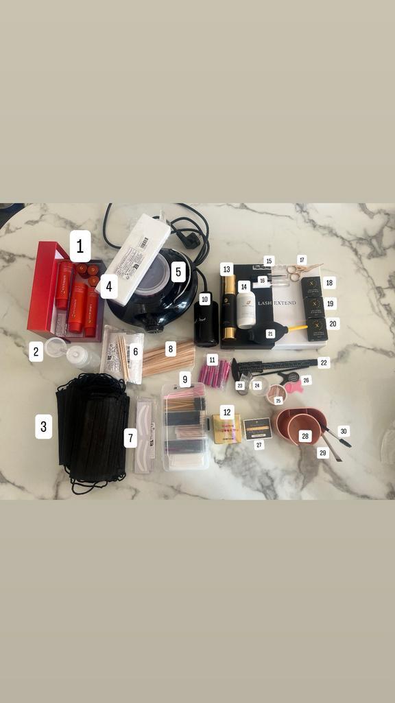 Pakket brow&lash producten, Sieraden, Tassen en Uiterlijk, Uiterlijk | Cosmetica en Make-up, Zo goed als nieuw, Ogen, Zwart, Ophalen of Verzenden