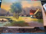 Schildeesdoek landschap, Antiek en Kunst, Ophalen of Verzenden