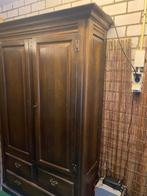 Bruine kast - 193x122x45 cm, Huis en Inrichting, Kasten | Kledingkasten, Ophalen, Gebruikt, 100 tot 150 cm, Met lade(s)