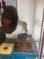 Prachtige grammofoon/ pathefoon met houten kap, Ophalen of Verzenden, Zo goed als nieuw, Overige merken