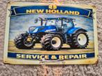 New holland service en repair reclamebord, Verzamelen, Ophalen of Verzenden, Nieuw, Reclamebord