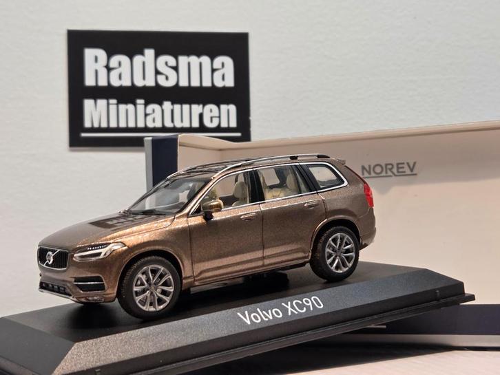 Volvo XC90 2015 - Twilight bronze - 1:43 Norev, Hobby en Vrije tijd, Modelauto's | 1:43, Zo goed als nieuw, Auto, Norev, Ophalen of Verzenden