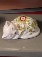 Beeldje Poes Italië met bloemen, Ophalen of Verzenden