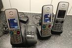 Gigaset A670A Trio draadloze telefoon met antwoordapparaat, Ophalen of Verzenden, Gebruikt, 3 handsets