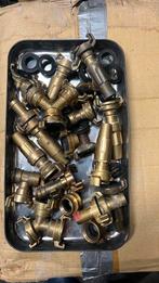 Partij 3/4 Geka messing koppelingen, Gebruikt, Overige typen, Rvs, Minder dan 2 meter