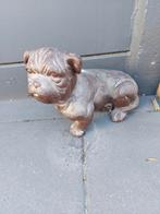 Engelse bulldog betonnen tuinbeeld, Tuin en Terras, Tuinbeelden, Ophalen, Gebruikt