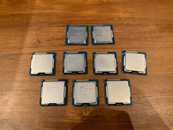 9 stuks Intel Core i3 en i5 processor - 2e, 3e, 4e generatie beschikbaar voor biedingen