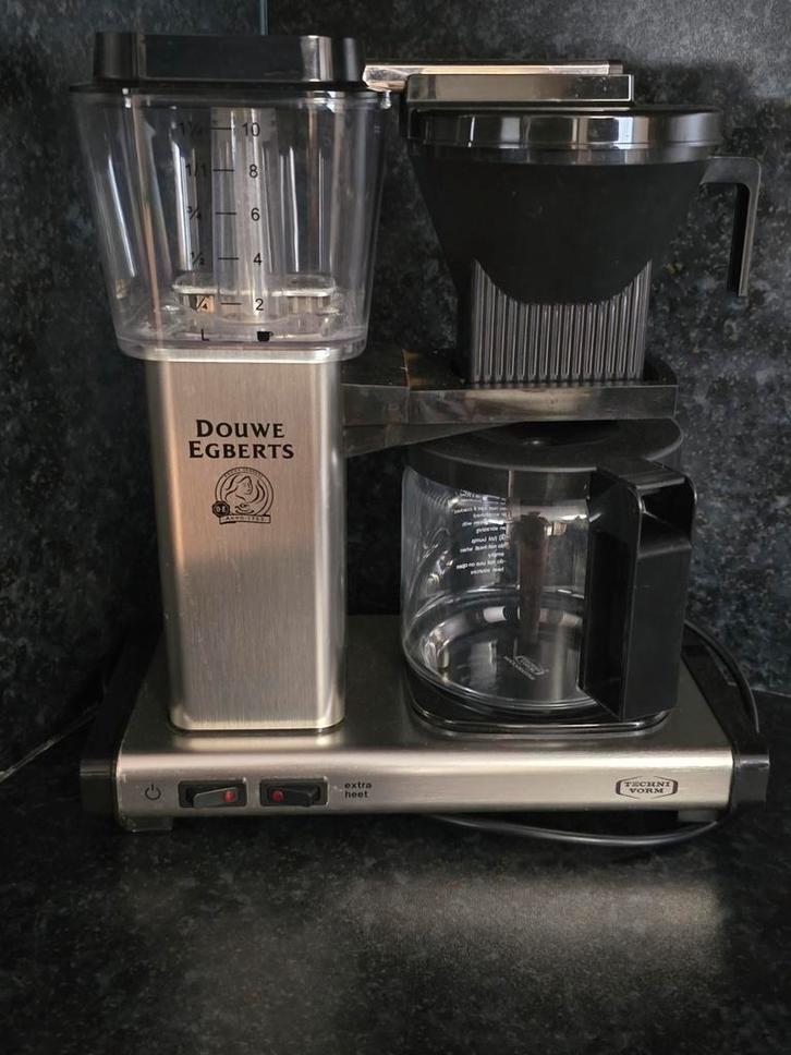 Douwe Egberts Koffiezetapparaat - Moccamaster, Witgoed en Apparatuur, Koffiezetapparaten, Gebruikt, Gemalen koffie, Koffiemachine