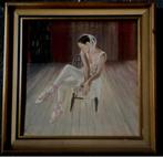 Ballerina klein olieverfschilderij, Ophalen of Verzenden