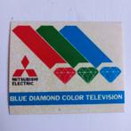 Oude sticker.   MITSUBISHI ELECTRIC., Verzamelen, Ophalen of Verzenden, Zo goed als nieuw, Overige typen