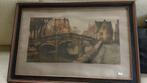 Alfred van Neste - Zicht op Brugge, Antiek en Kunst, Kunst | Etsen en Gravures, Ophalen