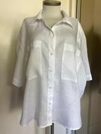 linnen blouse 46 wit NIEUW, Ophalen of Verzenden, Nieuw, Maat 46/48 (XL) of groter, Wit